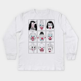 Clown Masks AHS Kids Long Sleeve T-Shirt